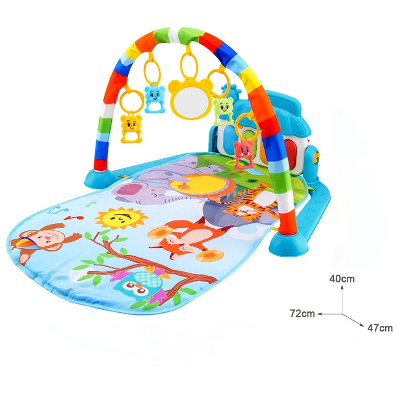 Tapis de jeu Musical pour bébé, support de gymnastique, tapis de jeu pour enfant, Puzzle, clavier de Piano, tapis de jeu pour bébé, tapis de jeu pour ramper, jouet pour bébé, cadeau