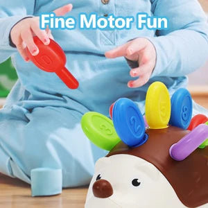 Jouets sensoriels hérisson pour tout-petits, jouets à motricité Fine Montessori, jouets éducatifs de voyage sensoriels pour bébés âgés de 1 2 3 4 ans