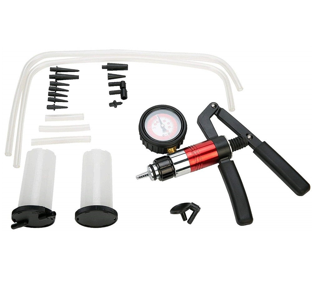 ALLSOME – outil de Diagnostic automatique pour voiture, pompe à pistolet à vide portative, adaptateur de purge de frein, réservoir de liquide, testeur d'huile, Kit d'outils