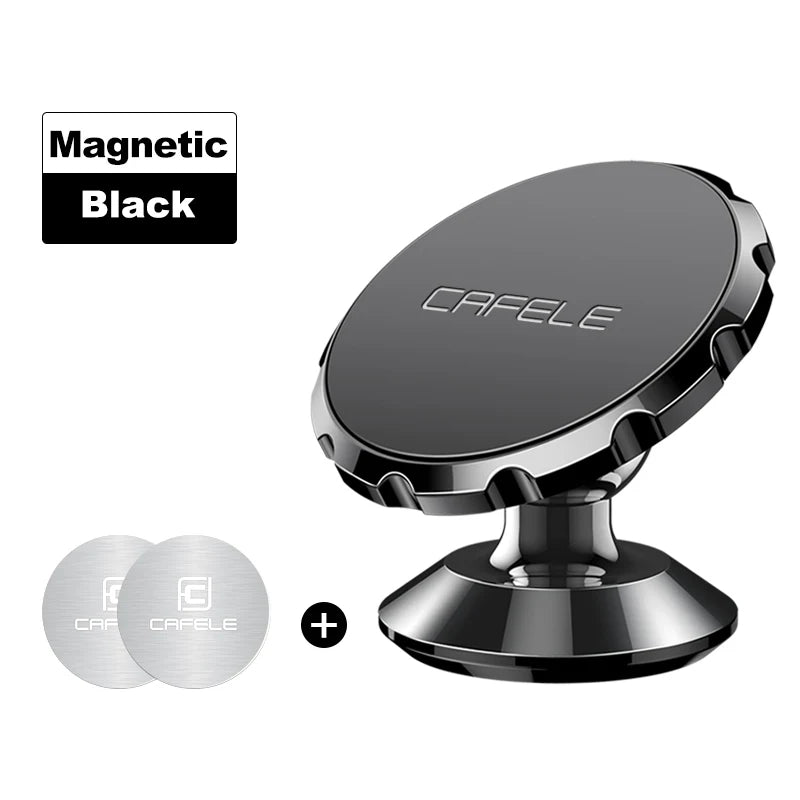 Support de téléphone magnétique pour voiture, Support de téléphone magnétique rotatif à 360 degrés pour téléphone portable de voiture, Support universel pour tableau de bord