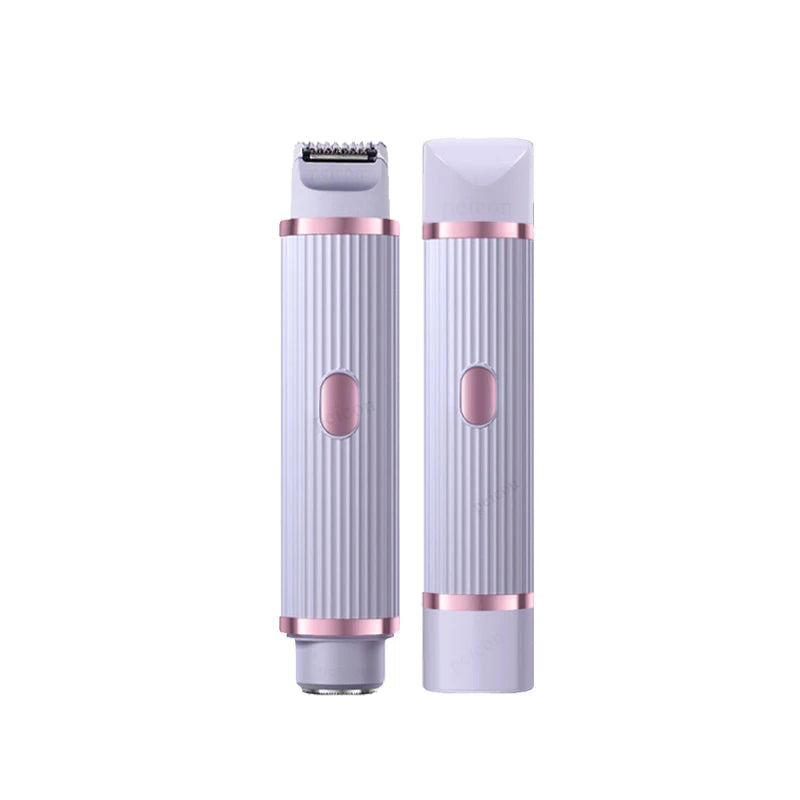 Tondeuse à barbe 2 en 1 rasoir électrique pour femmes Double tête épilation du corps aisselles Bikini tondeuse à barbe rasoir électrique