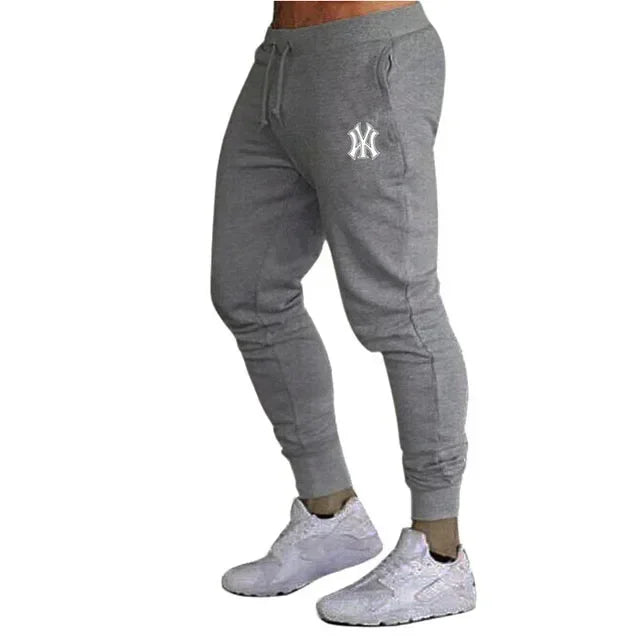 Men's slim fit athletic jogging pants, fitness track pants, sweatpants, Harajuku streetwear, casual summer wear, fjNew