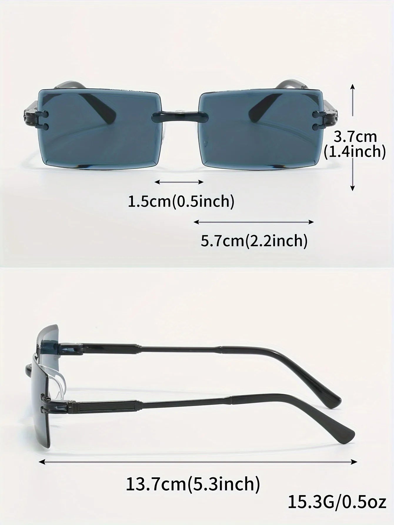 Lunettes de soleil rectangulaires pour femmes et hommes, 6 pièces, mignonnes, couleur bonbon, nuances décoratives, UV400