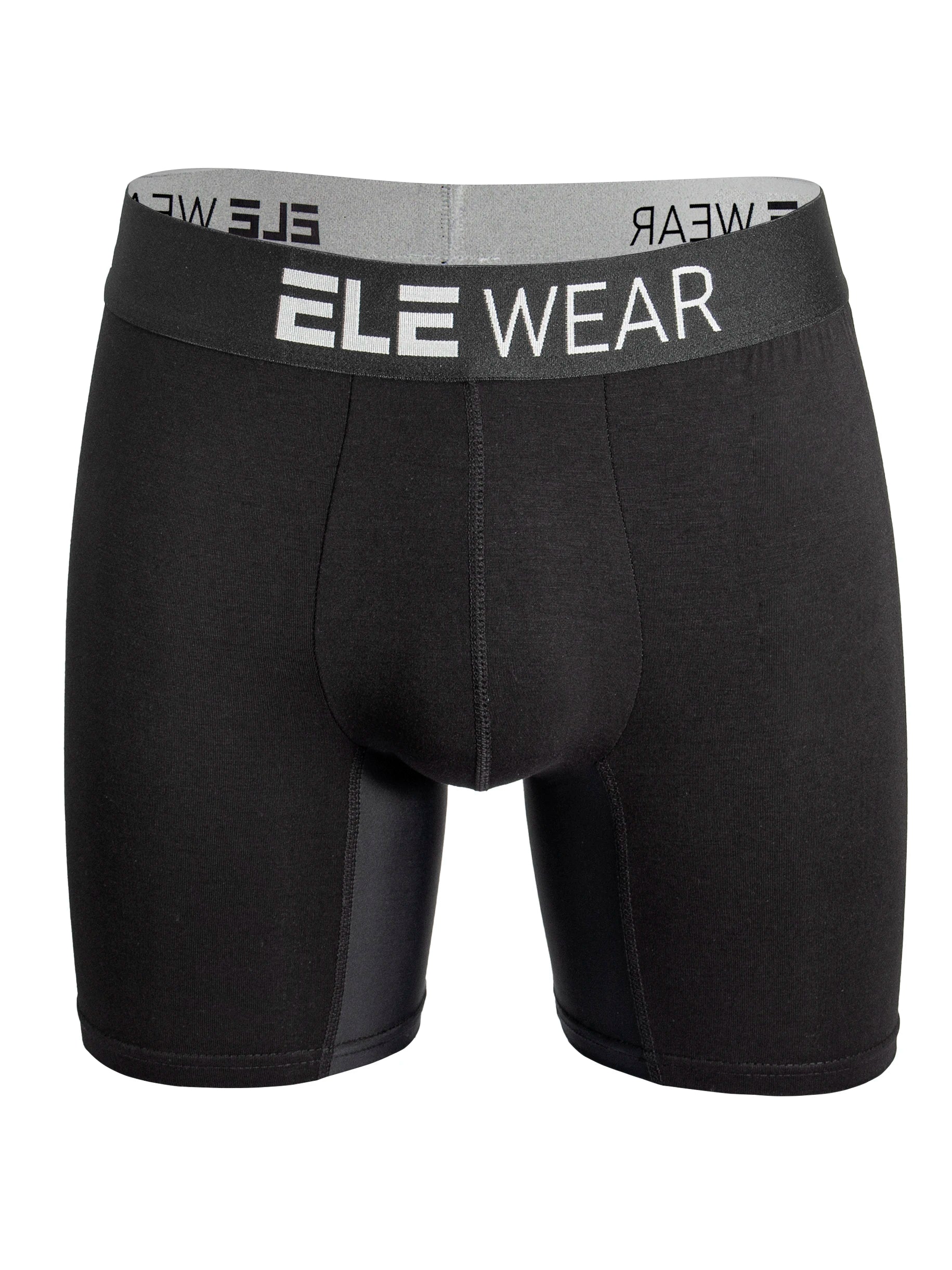 Men's underwear, long sports underwear, moisture-wicking, bamboo boxer briefs for men