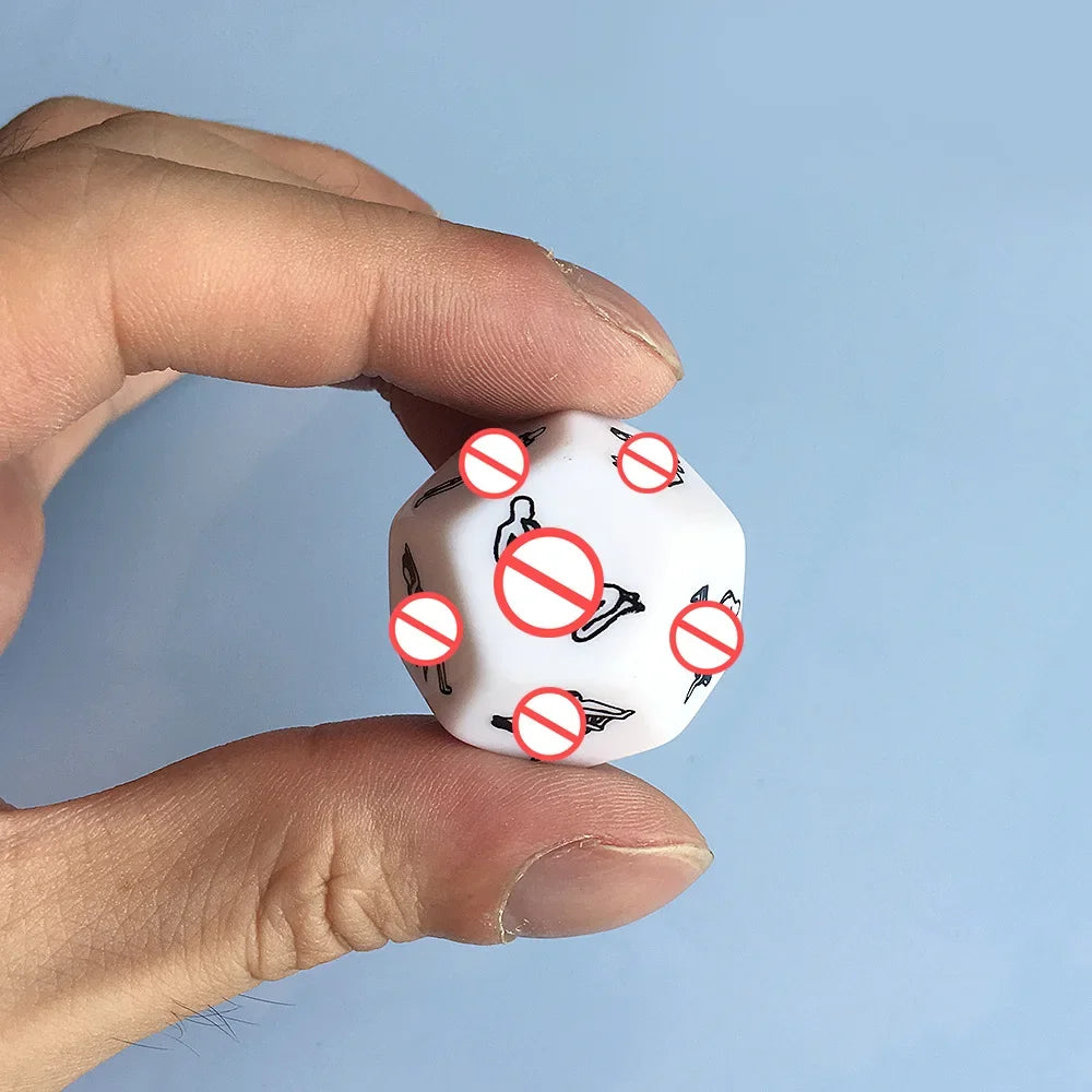 Jouets sexuels pour Couples femmes jeu pour adultes dés sexuels drôles 6/12 côtés Romance amour Humor jeu érotique merde dés barre cadeau de noël
