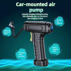 Pompe à Air multifonctionnelle Portable 120W, gonfleur de pneus, outil de réparation d'urgence, affichage numérique, gonfleur Automobile Compact
