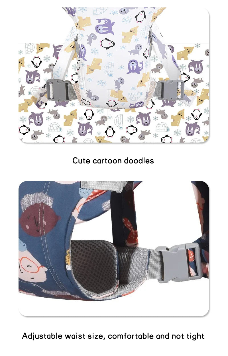 Porte-bébé ergonomique de 0 à 36 mois, léger et permettant d'économiser du travail, tabouret de taille multifonctionnel et respirant