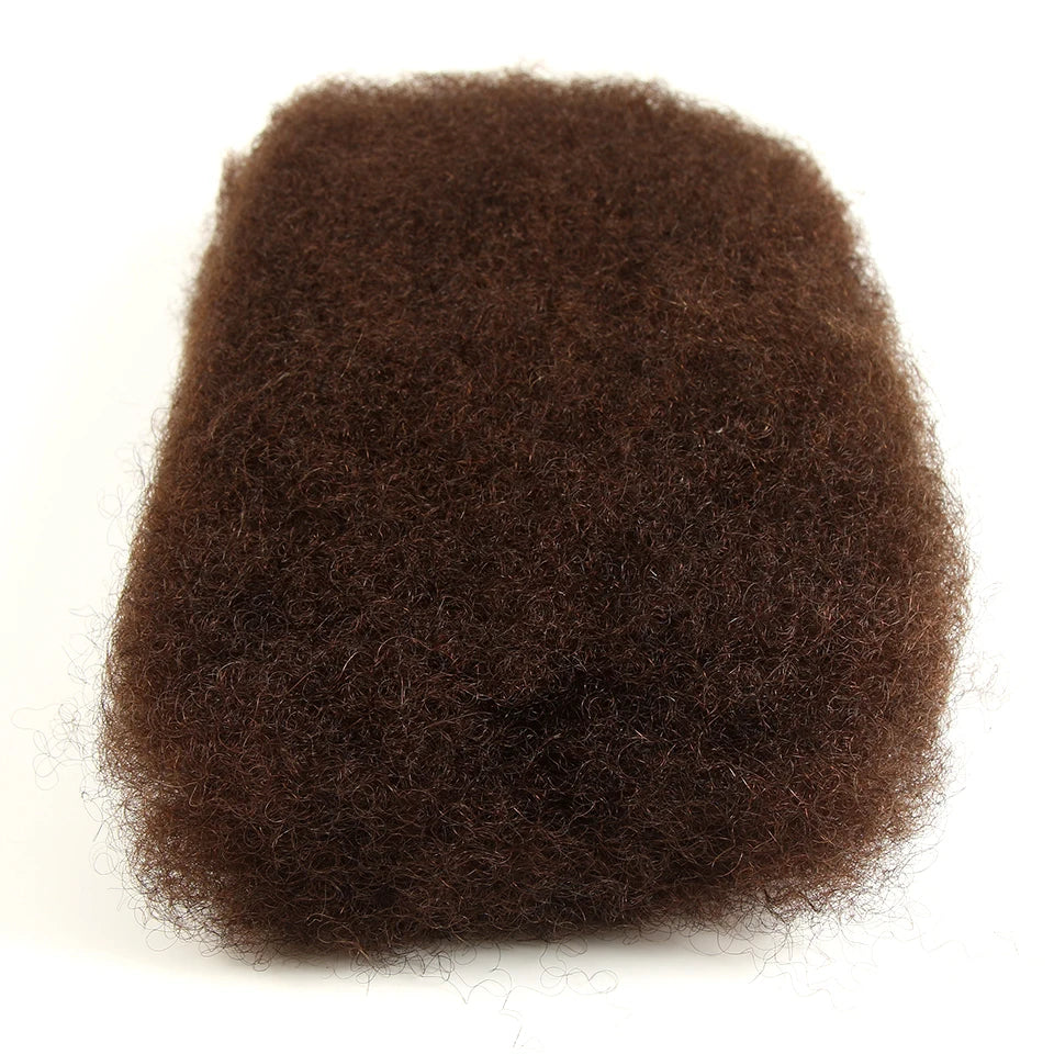 Tresses torsadées de couleur naturelle QVR, cheveux brésiliens Remy sans trame, Afro crépus, en vrac, pour tressage, 1 paquet de 50 g/pièce