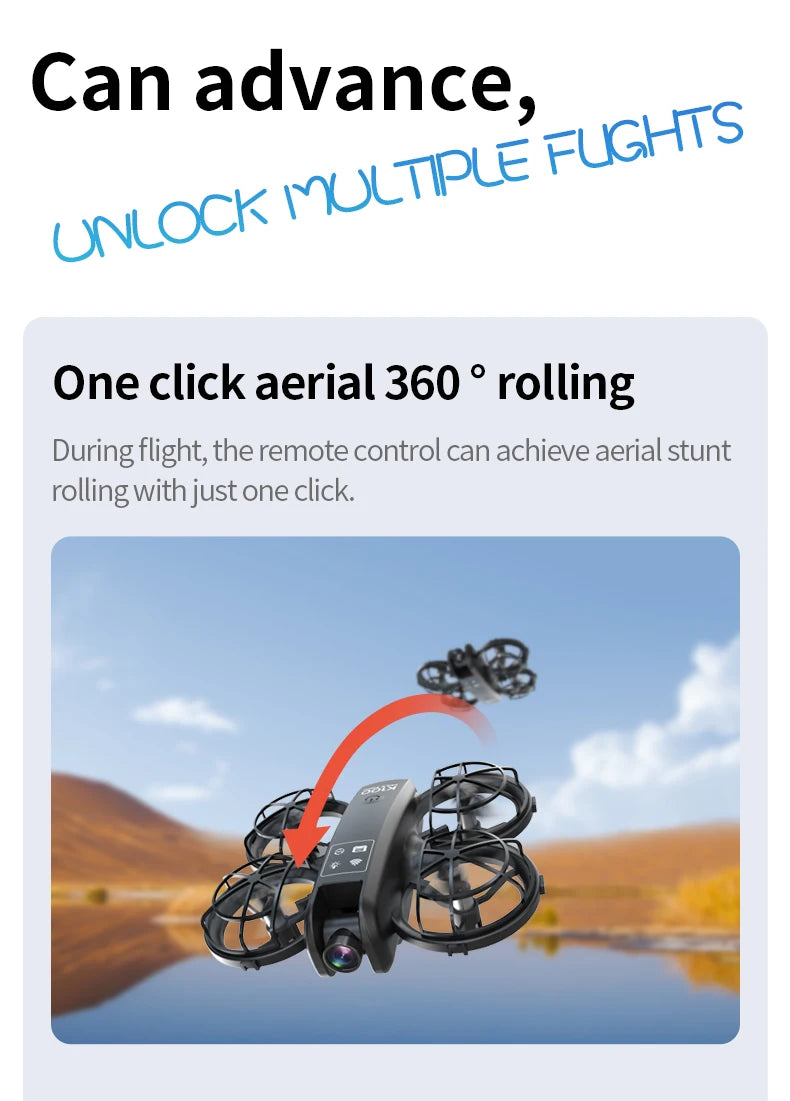 K100 MAX Mini GPS Drone 8K HD caméra vidéo en temps réel transmission écran contrôle évitement d'obstacles photographie aérienne RC quadrirotor