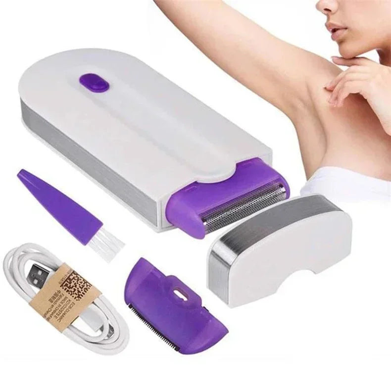Épilateur électrique rasoir électrique rasoir Mini Rechargeable élimine épilation indolore épilateur Facial pour le corps du visage