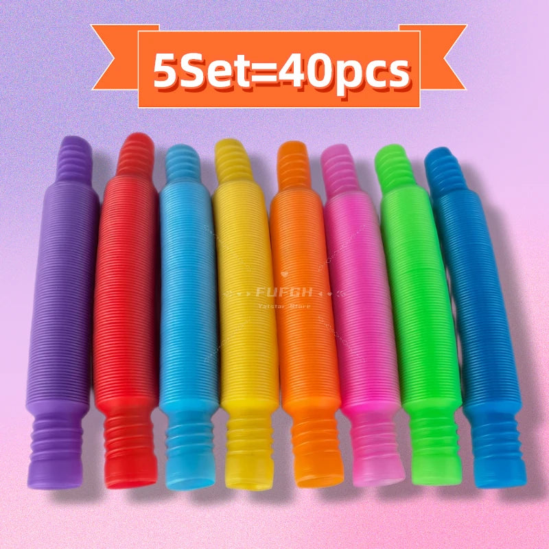 8 16 24 32 pièces Tubes Pop jouets sensoriels UrChoice motricité Fine et apprentissage pour les tout-petits jouets Fidget et cadeaux de fête pour les enfants