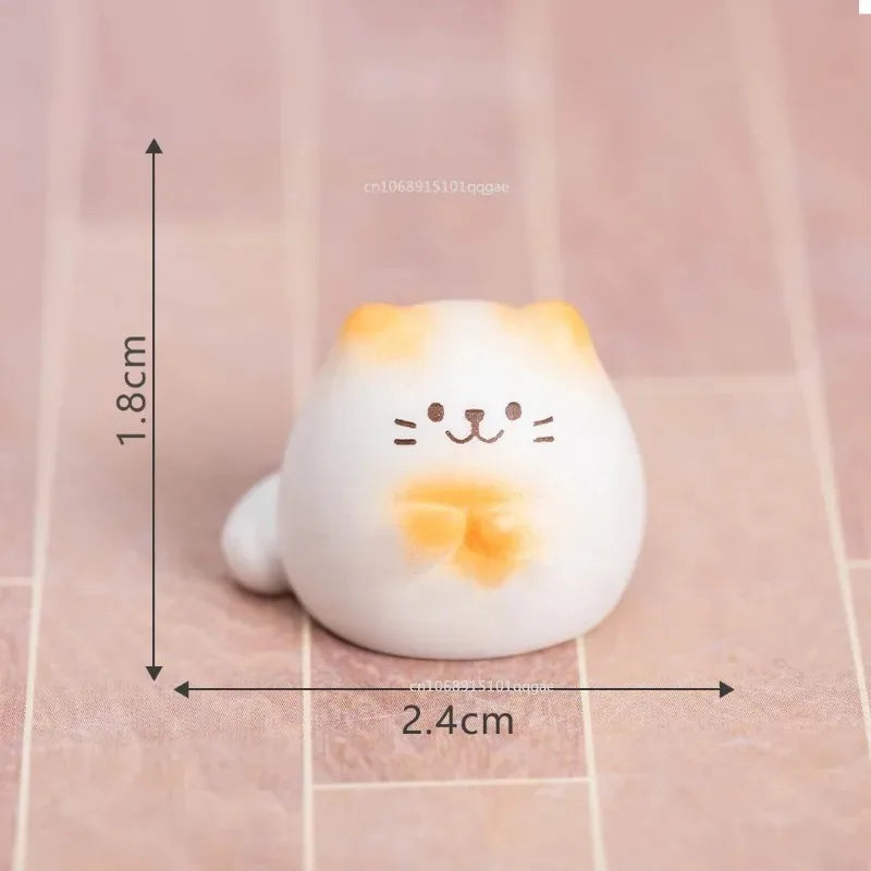Nouveau modèle de chat de richesse de dessin animé mignon créatif, décoration de bureau, Figurine animale, ornements de chat, accessoires de décoration