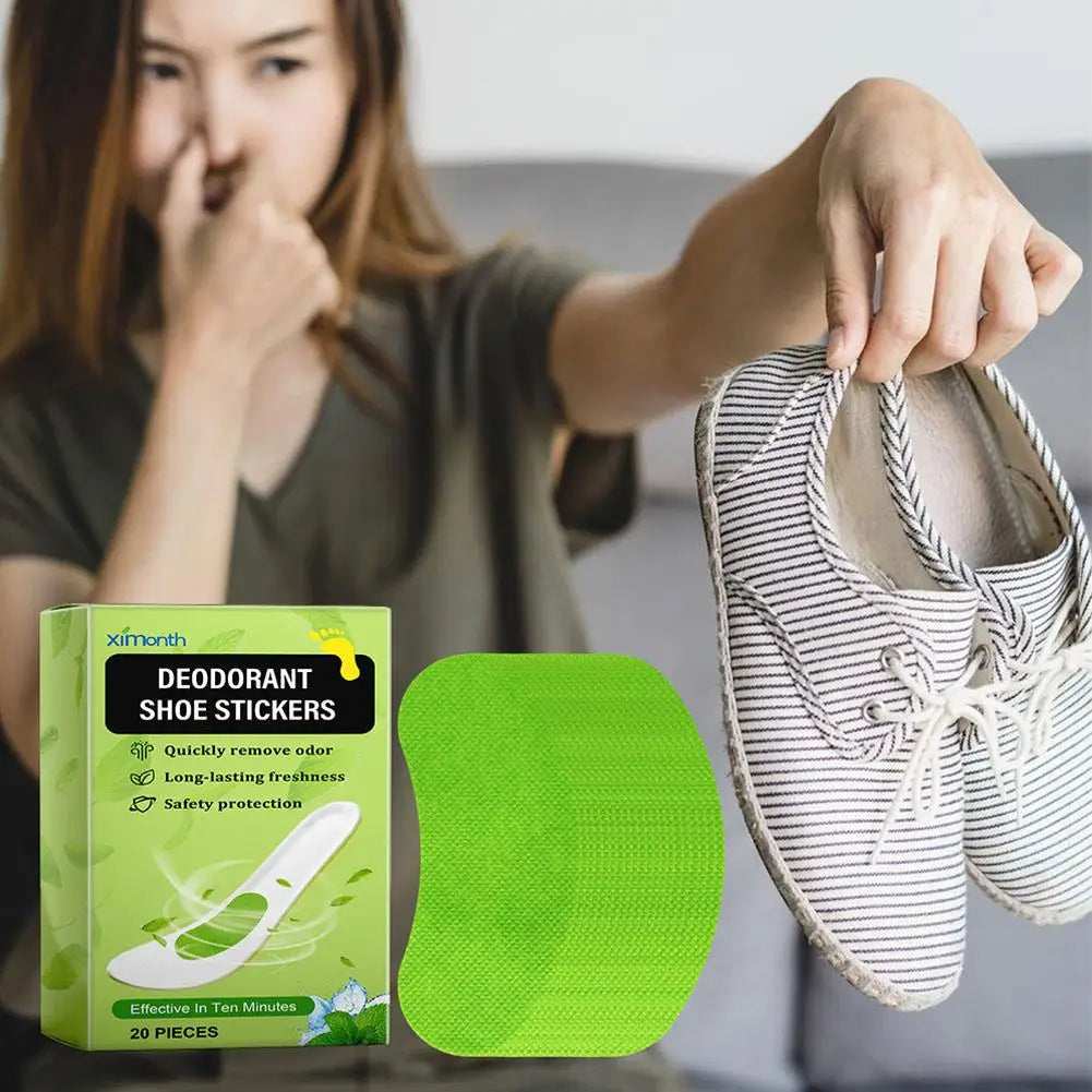 Chaussures déodorant Patch Sneaker odeur pied frais Anti-odeur absorbant la sueur respirant antibactérien stérilisation semelle intérieure Invisible
