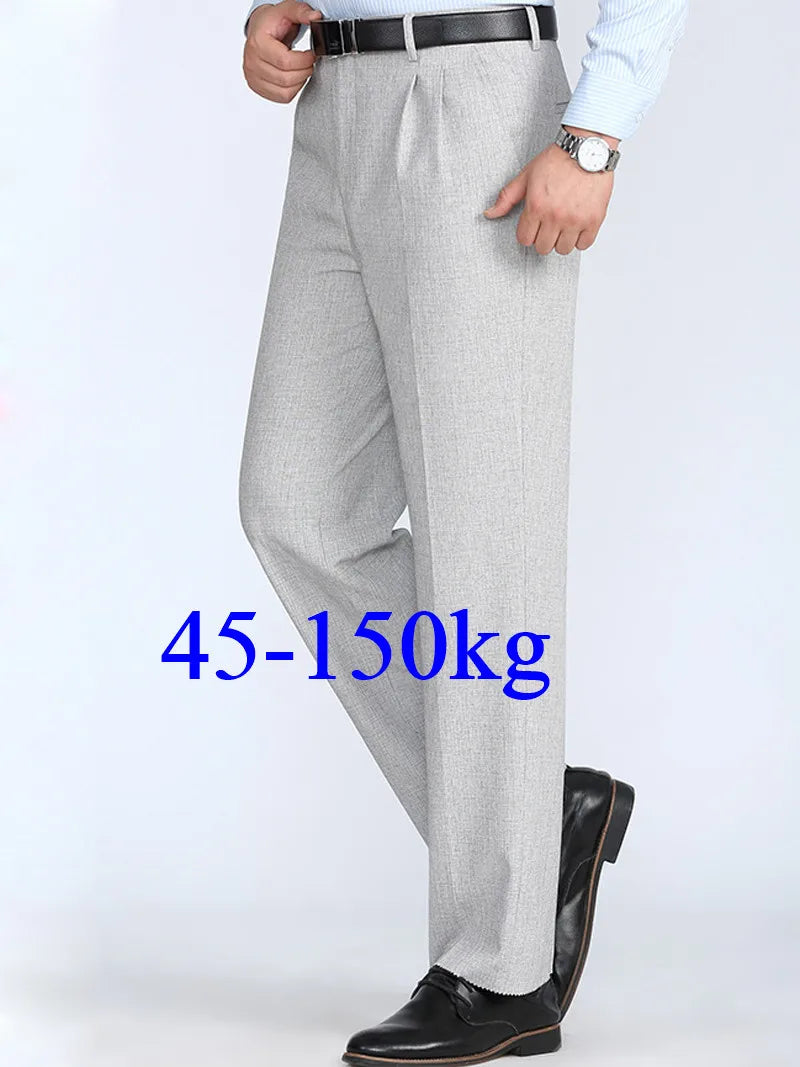 Men's trousers, men's clothing, men's pants, high-waisted trousers, spring/summer trousers, British streetwear style, casual office trousers