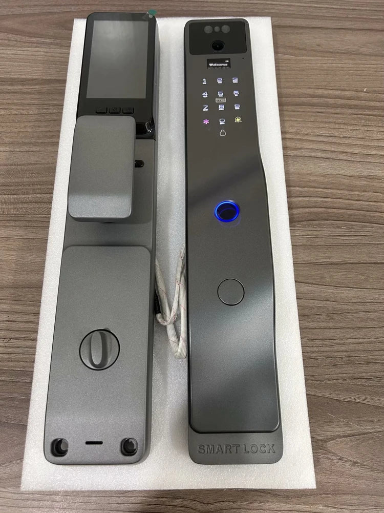 Tuya App serrure intelligente maison antivol porte serrure d'empreintes digitales avec caméra mot de passe serrure grande serrure de porte