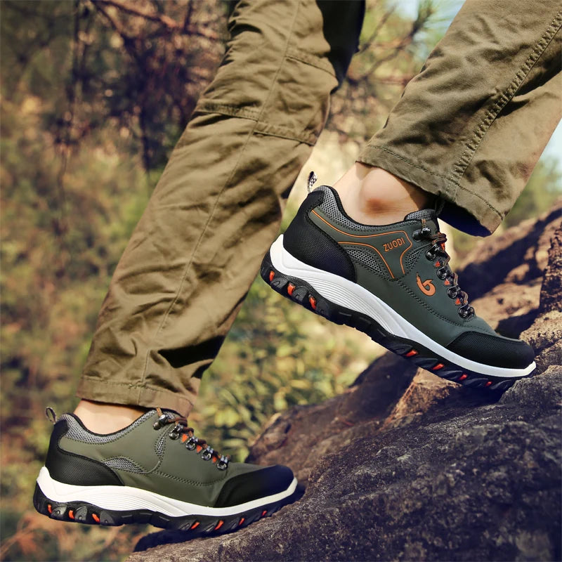 Men's leather shoes, casual men's shoes, sneakers for spring, autumn, winter, men's tennis shoes, lightweight walking shoes
