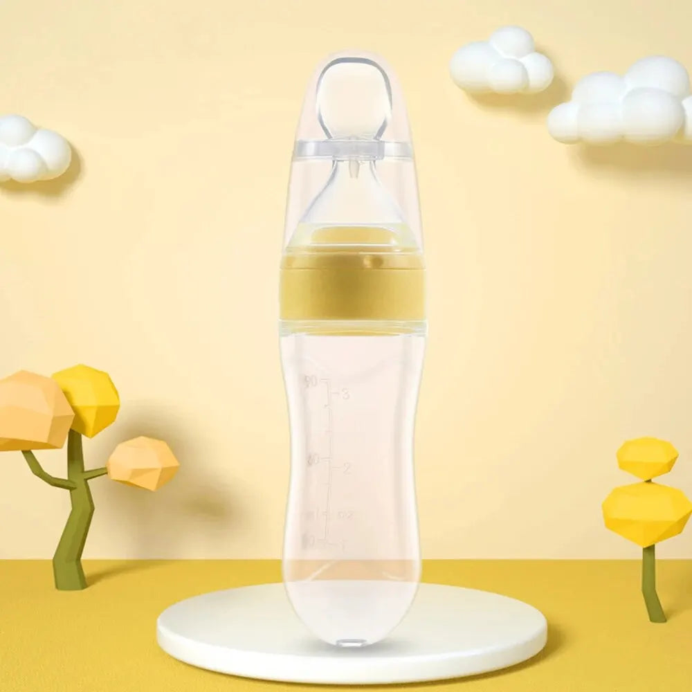 Mangeoire à fruits pour bébé, 90ml, sucette, auto-alimentation, pour instituts de dentition, cuillère à presser