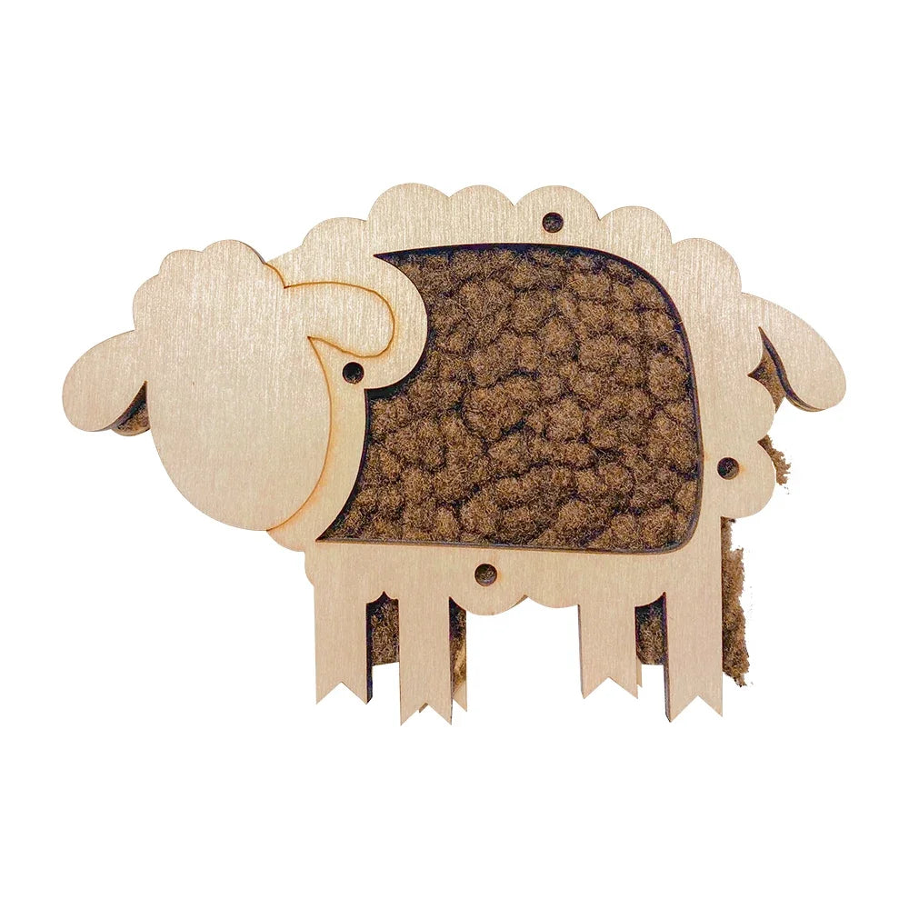 Jouets Montessori, planche occupée, accessoires de bricolage, apprentissage, éducation, jeux de société occupés pour bébé, composants de planche d'activité, pièces en bois