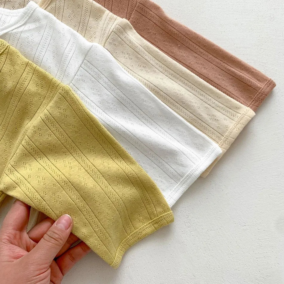 Veste d'été légère à manches longues pour enfants, vêtements pour tout-petits, cardigan solide pour documents, vêtements décontractés coréens pour bébés garçons et filles