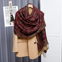 Foulard Paisley impressions Design Hijabs Pour Femme Cachemire Pashmina Chale Dame enveloppe Chaud Hiver Foulards Femme