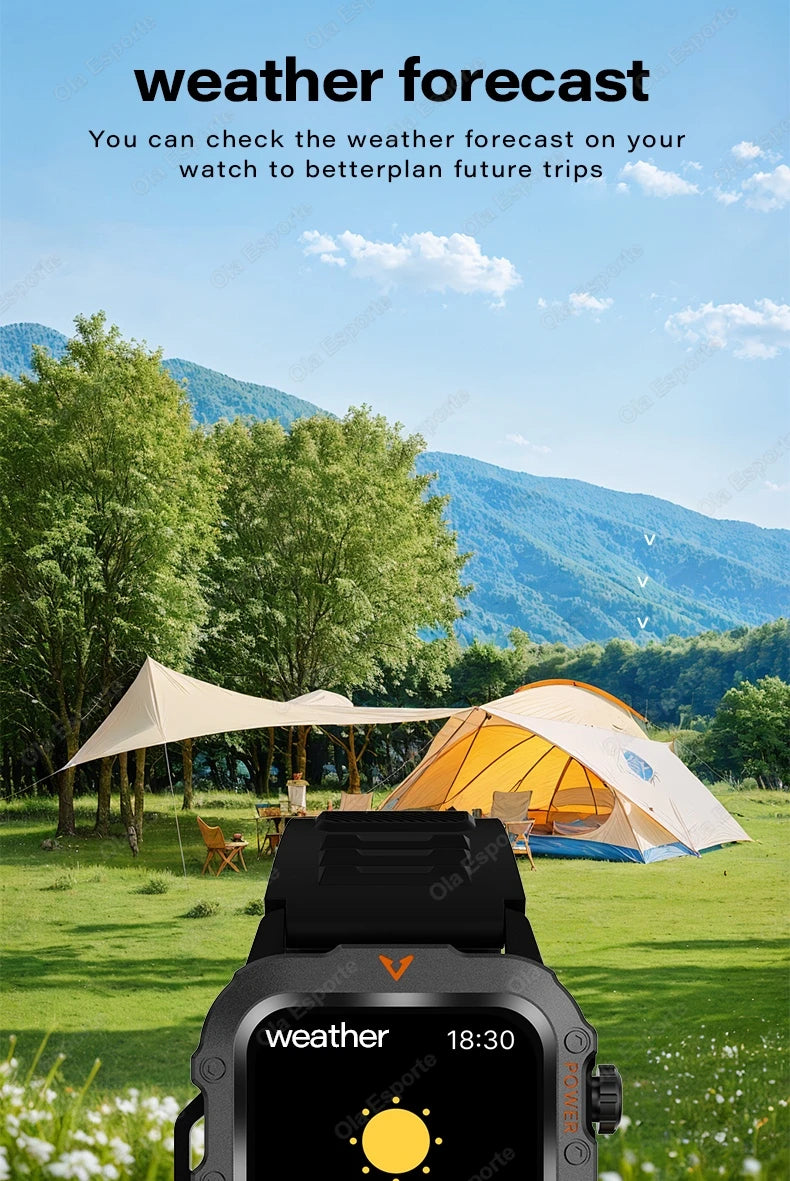 Montre intelligente de Sport en plein air avec éclairage Led hommes femmes montres Fitness Track ECG + PGG montre intelligente