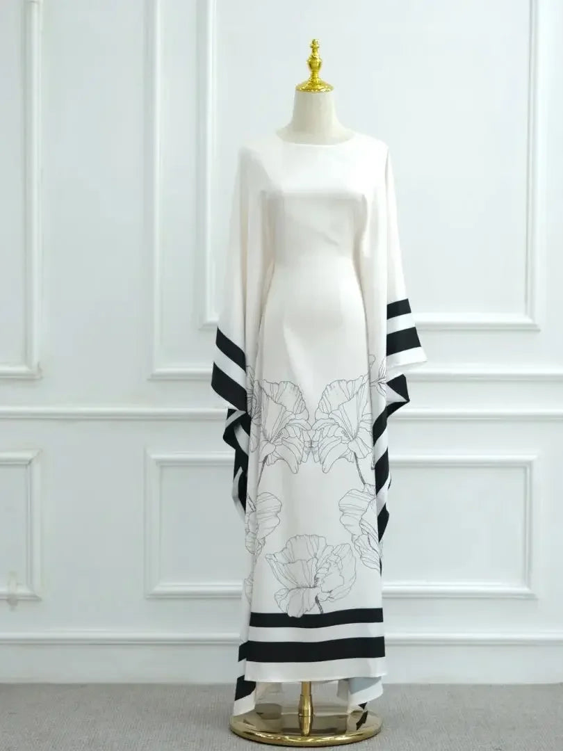 Ramadan Kebaya Muslim Abaya Damen Dubai Luxury Caftan African Dresses for Women Turkey Islam Moroccan Caftan Muslim Women's Dress