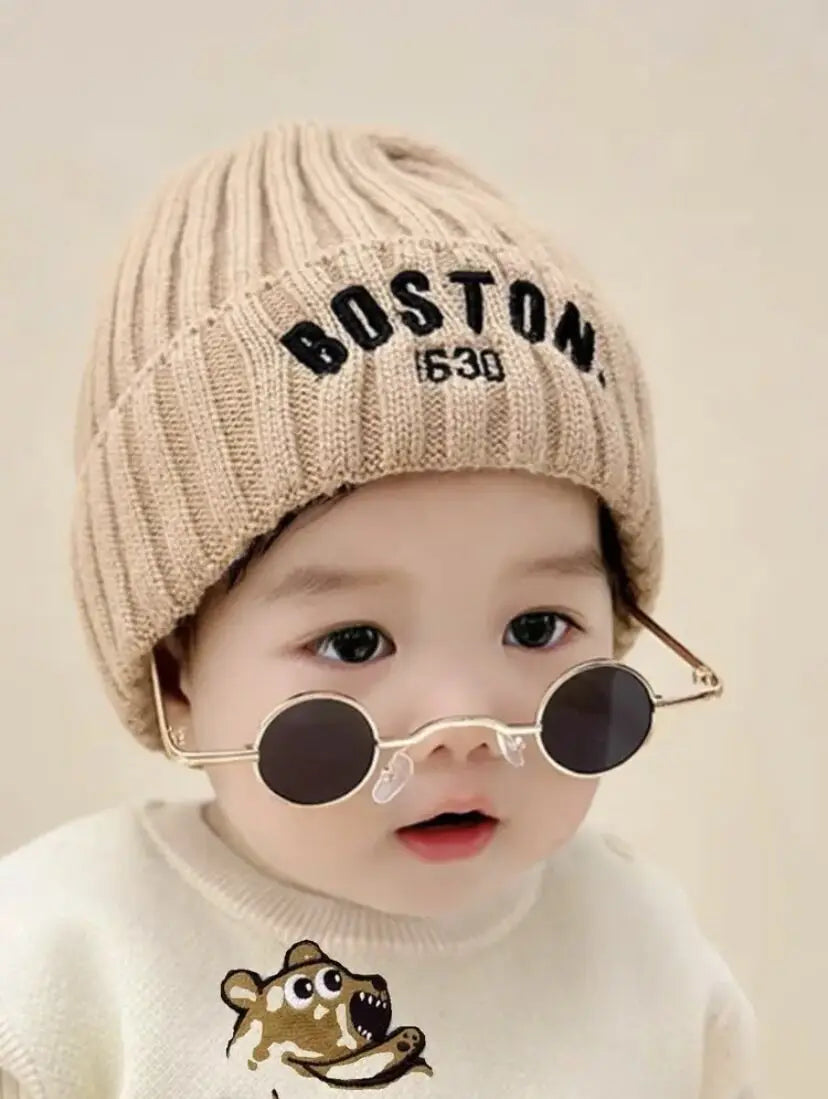 Chapeau de Protection en Laine pour Bébé, Épais et Chaud, Version Coréenne, Cadeau d'Hiver pour Enfant