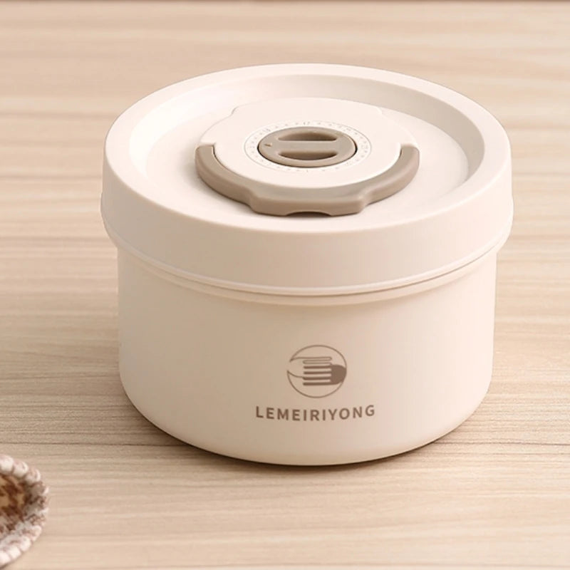 Boîte à déjeuner Portable, ensemble de conteneurs à déjeuner isolés, conteneur à déjeuner empilable Bento en acier inoxydable