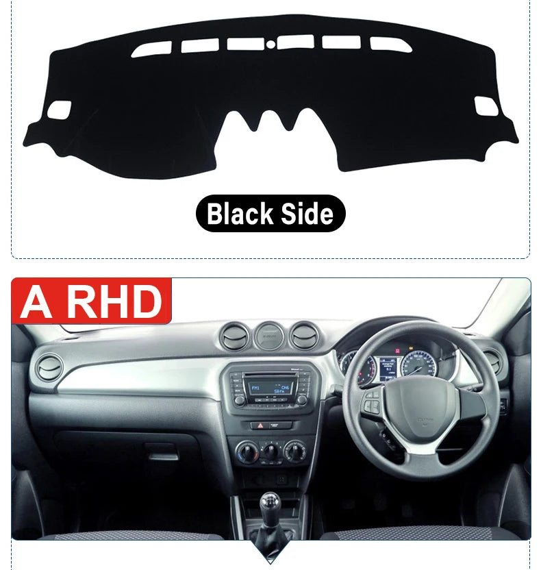 Pare-soleil pour tableau de bord de voiture, accessoires antidérapants, pour Suzuki Vitara LY 2015 2016 2017 2018 2019 2020 2021 2022 2023 2024