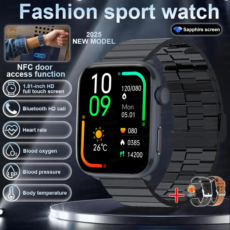 Montre intelligente montre Version mondiale hommes femmes HD AMOLED affichage fréquence cardiaque Bluetooth appel GPS piste étanche sport montres intelligentes