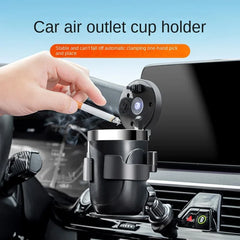 Porte-gobelet d'eau pour voiture, porte-boisson au thé, sortie de climatisation, cendrier, siège à cadre fixe, multifonction