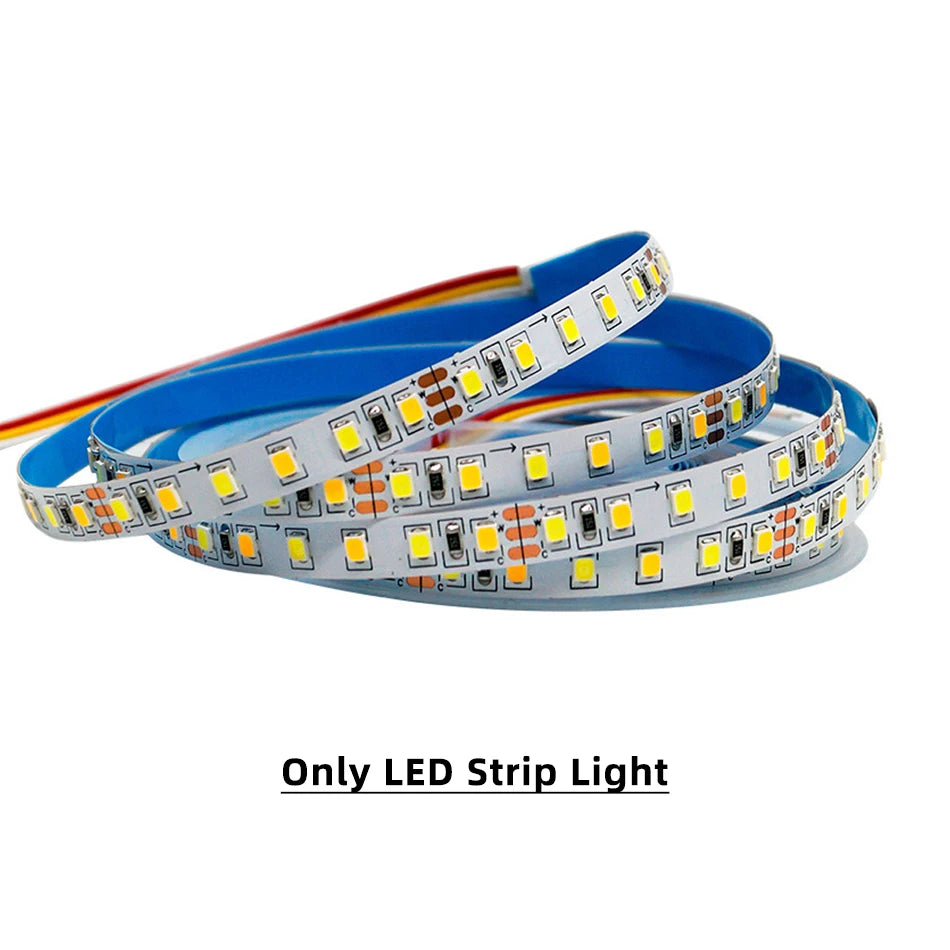LED strip light kit for tourist information, flexible bar light, dimmer controller, USB, 0.5-5m, 5V, 120g/m, 3000K, 4000K, 6000K CCT, 4 buttons, 2m