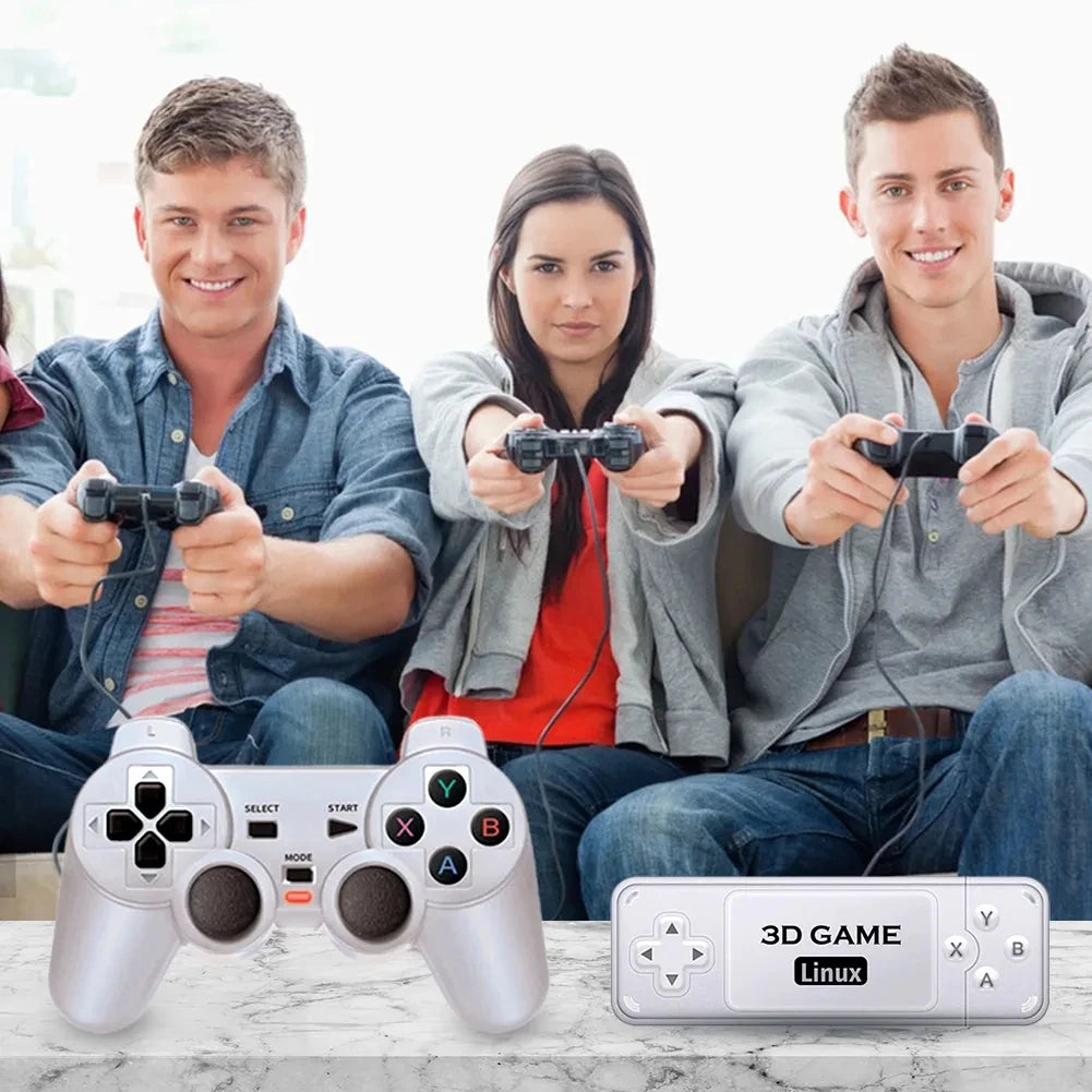 BOYHOM Y6 Console de jeu rétro 4K 60fps sortie HDMI faible latence GD10 TV bâton de jeu double poignée Console de jeu domestique Portable pour GBA
