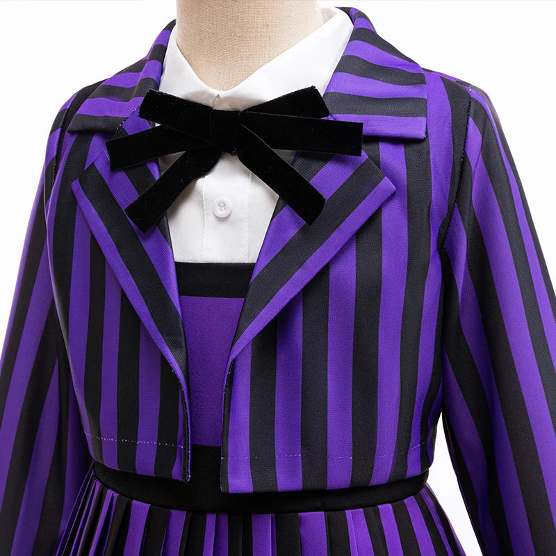 Robe de princesse pour filles, uniforme d'université élégant, costume de cosplay d'halloween pour filles de 4 à 12 ans, robe de bal de remise de diplôme, robes de fête pour filles
