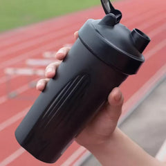Bouteille Shaker de 600ml, bouteille en plastique Shaker de protéines de 20oz, bouteille de Fitness Portable pour les amateurs de Fitness et les athlètes