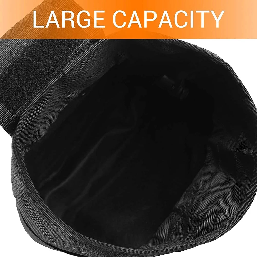 Pochette de décharge pliable Molle, sac de taille de recyclage, sacs utilitaires de chasse pour Sport de plein air, accessoire d'outil EDC, sac de récupération pliable