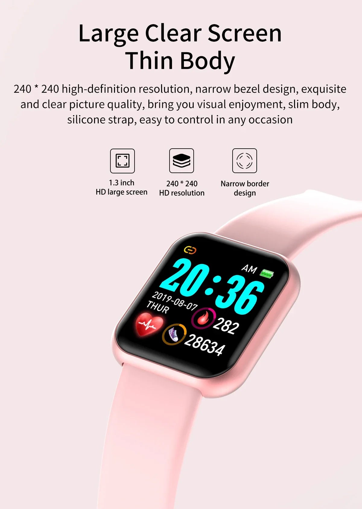 Montre intelligente multifonctionnelle pour hommes et femmes, téléphone connecté Bluetooth, musique, bracelet de sport de fitness, moniteur de sommeil, montre intelligente
