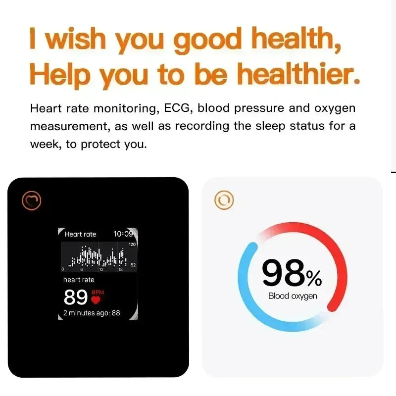 Montre intelligente avec écran Full Touch HD 2.08 "49mm, Support NFC, charge magnétique, appels Bluetooth, santé et Fitness Tra