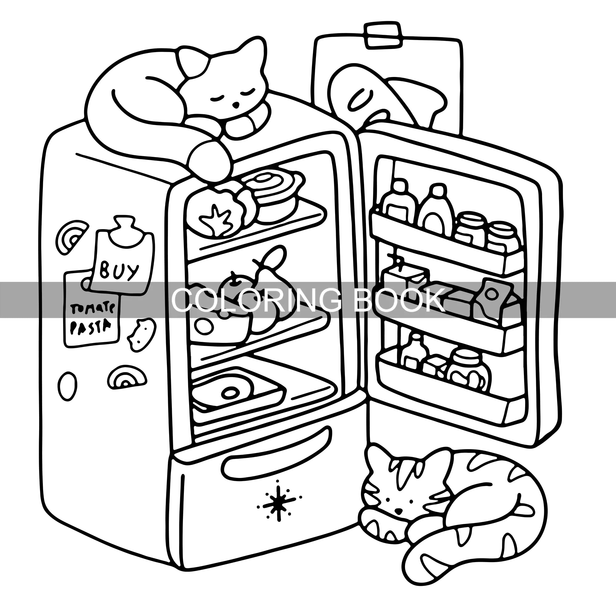 Livre de coloriage pour la relaxation – Décoration de pièce simple avec illustrations de livre d'images pour la créativité et le soulagement du stress