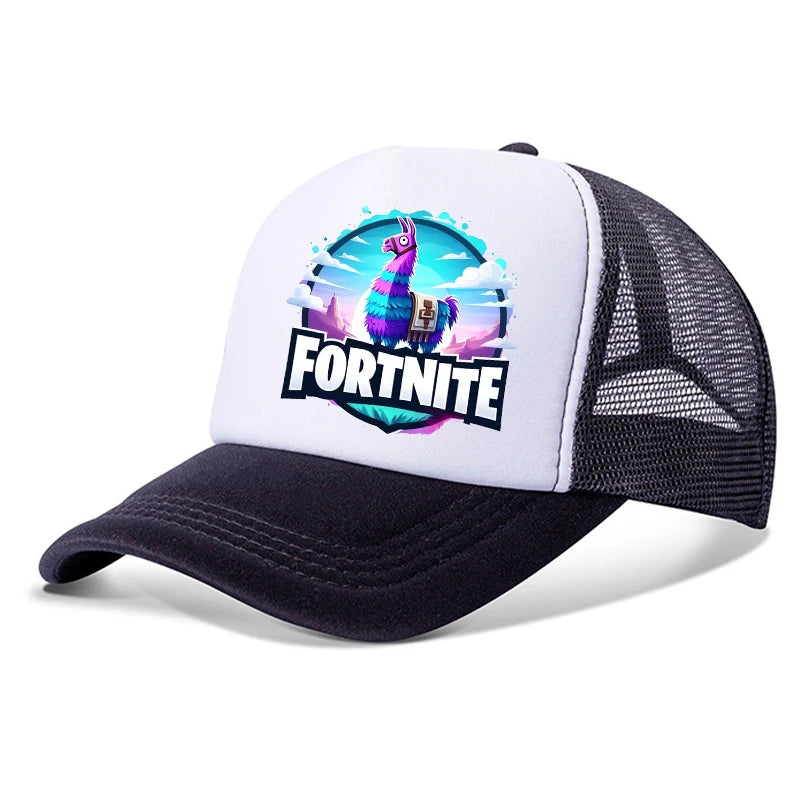 Casquette de Baseball Fortnites pour enfants, chapeau imprimé de jeu de dessin animé pour garçons, chapeau de soleil d'été en plein air, casquette à visière réglable, cadeaux pour enfants, nouvelle collection