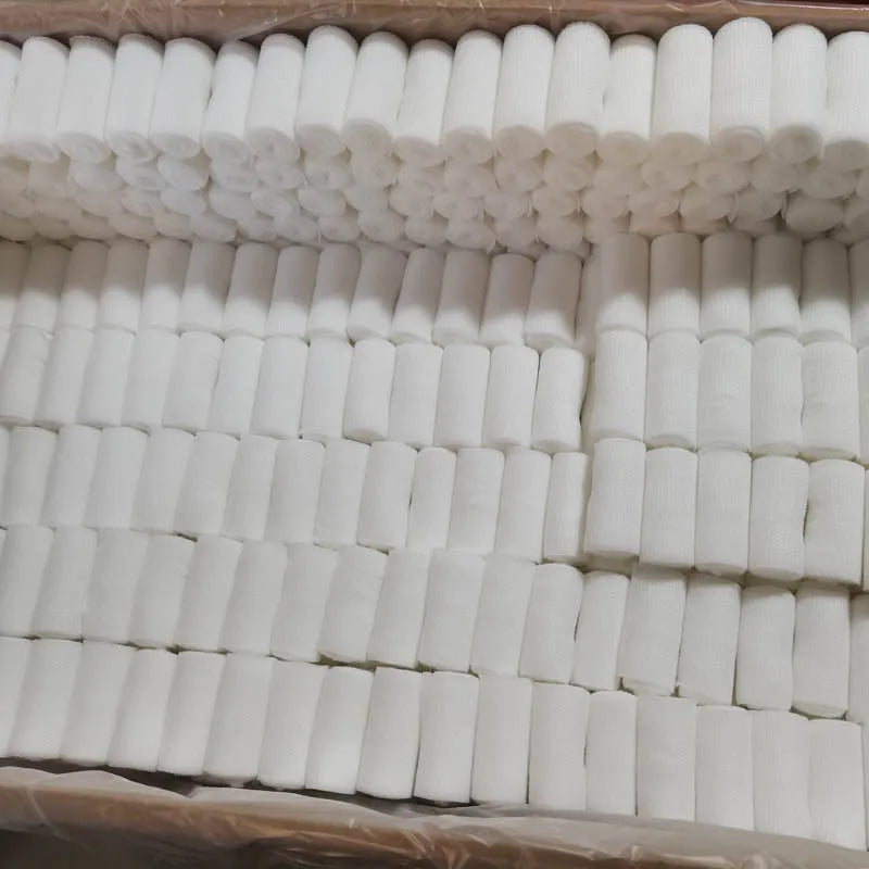 5-10 rouleaux/Lot 10cm x 4.5m PBT pansement élastique trousse de premiers soins rouleau de gaze pansement médical soins d'urgence pansement