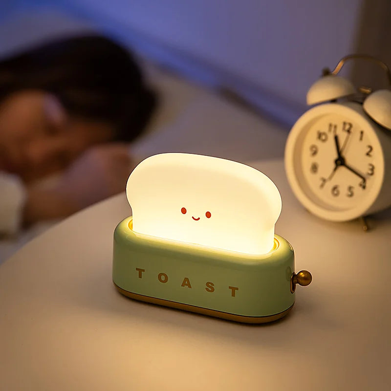 Veilleuses de réveil LED, veilleuse de chevet créative, lampe de bureau, éclairage intérieur, minuterie USB, lumière à intensité variable, cadeaux pour enfants