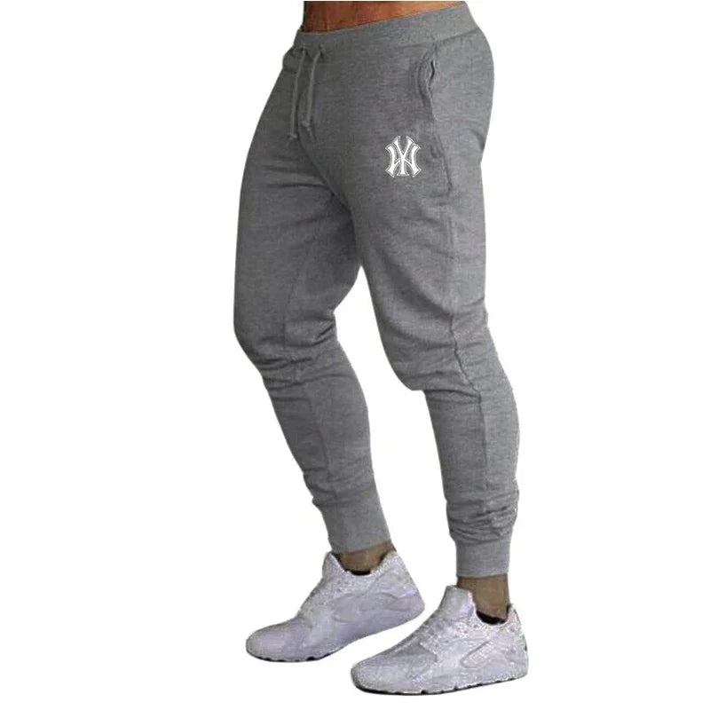 Men's slim fit athletic jogging pants, fitness track pants, sweatpants, Harajuku streetwear, casual summer wear, fjNew