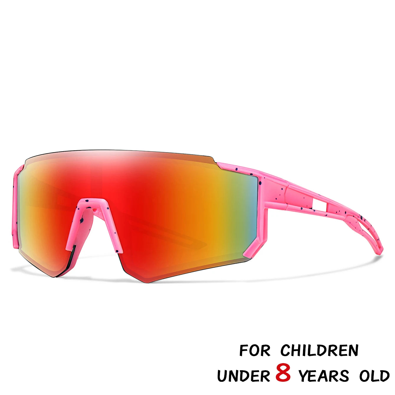 Lunettes de soleil de baseball pour enfants de 3 à 8 ans, lunettes de vélo d'extérieur pour garçons et filles, lunettes de sport pour jeunes, lunettes de camping pour enfants, lunettes de vélo VTT, UV400