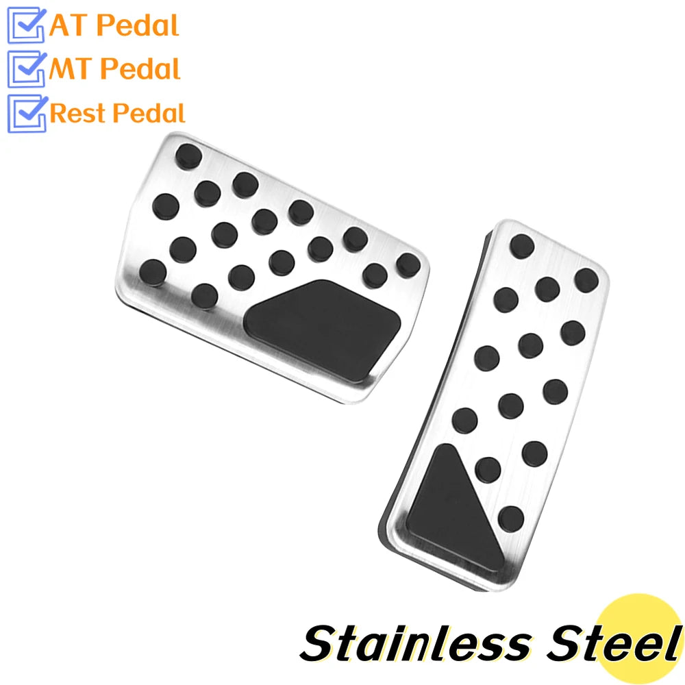 Couvercle de pédale de frein à gaz, 2 pièces, accessoires de voiture, pour Jeep Grand Cherokee Dodge Durango 2011 2012 2013 2014 2015 2016 2017 2018