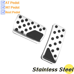 Couvercle de pédale de frein à gaz, 2 pièces, accessoires de voiture, pour Jeep Grand Cherokee Dodge Durango 2011 2012 2013 2014 2015 2016 2017 2018