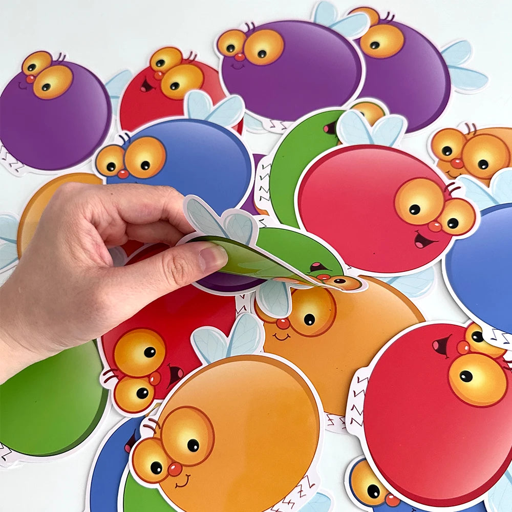 Cartes volantes effaçables à sec, cartes vierges, jeu Swat pour la maternelle, jouets éducatifs Montessori, carte d'apprentissage DIY, outils pédagogiques
