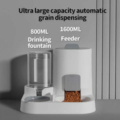Mangeoire – Unité de consommation et d'alimentation à double usage – Pratique, Simple, Grande capacité –Convient aux chiens et aux chats de petite et moyenne taille