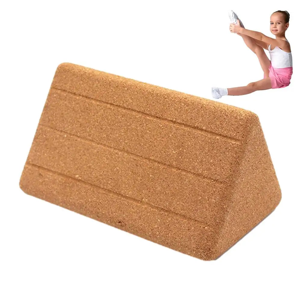 Bloc de Yoga en liège, brique en mousse EVA pour débutants, accessoires de Yoga, Pilates, exercice d'entraînement, brique triangulaire