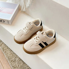 Baskets en cuir PU pour enfants, chaussures de Tennis imperméables et tendance, chaussures de Sport antidérapantes pour enfants